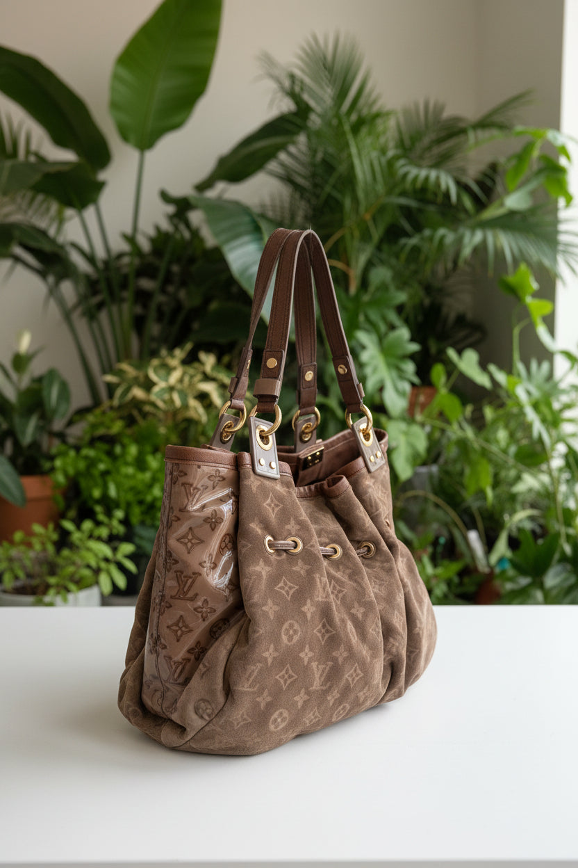 Louis Vuitton Limited Edition Suede Irene Bag