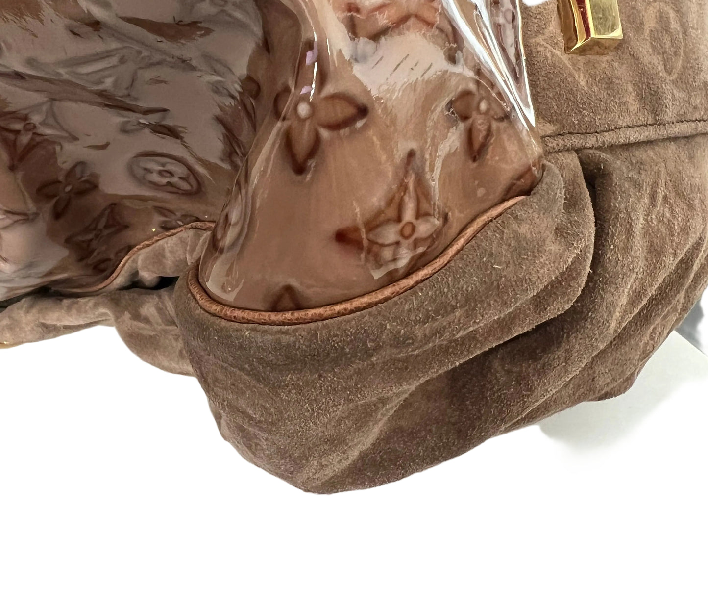 Louis Vuitton Limited Edition Suede Irene Bag
