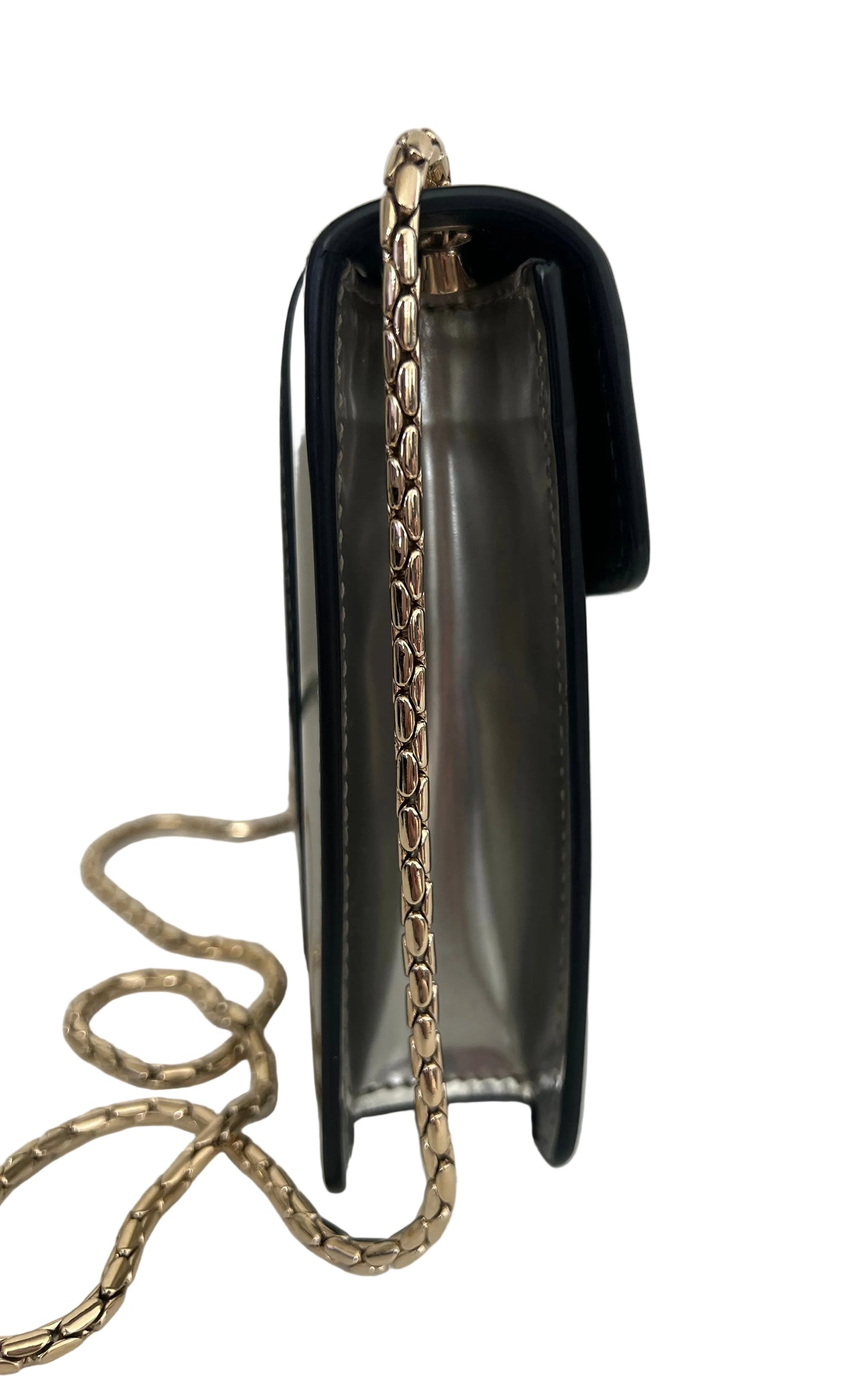 Bvlgari Serpenti Forever Silver Shoulder Bag