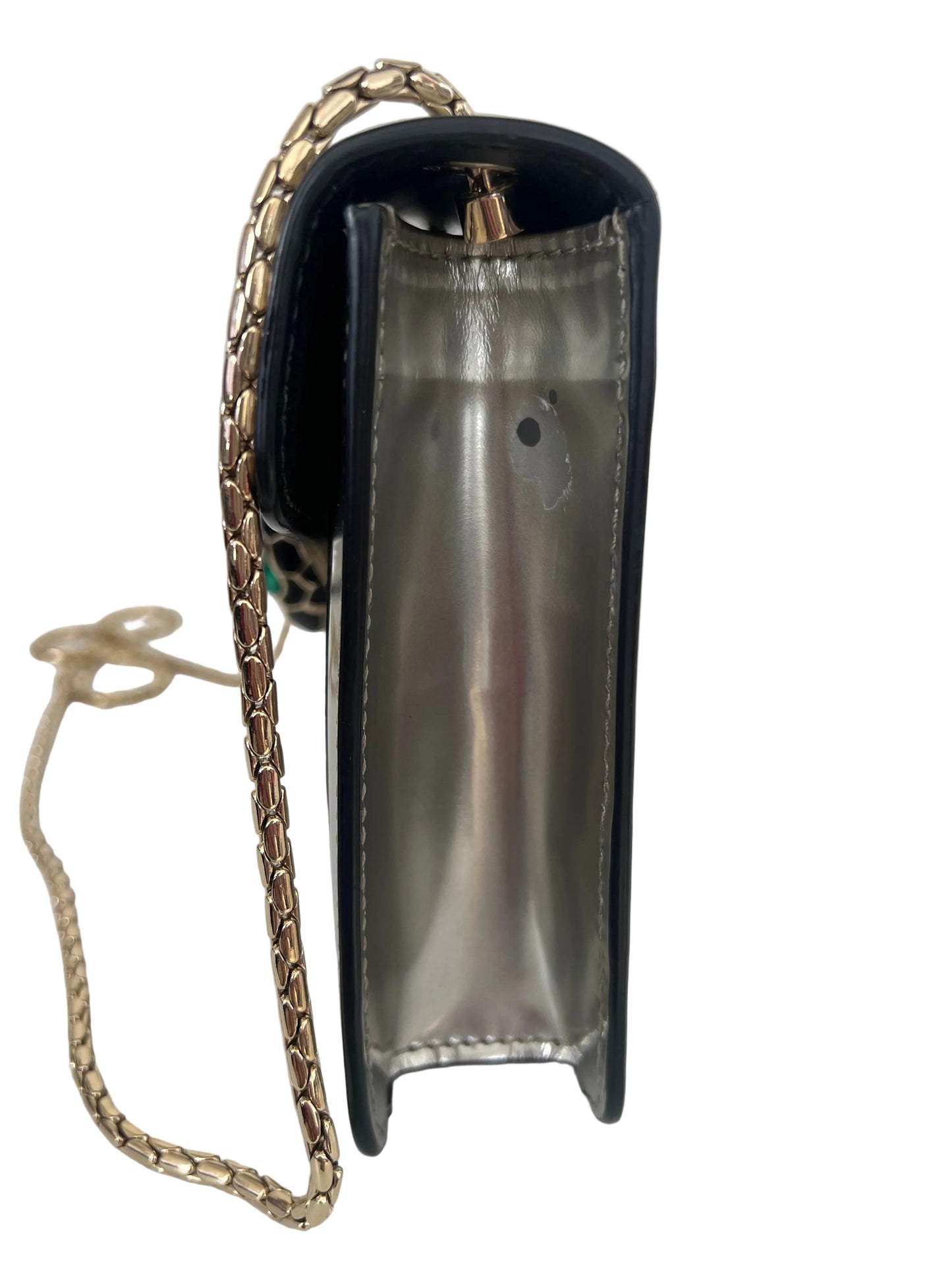 Bvlgari Serpenti Forever Silver Shoulder Bag