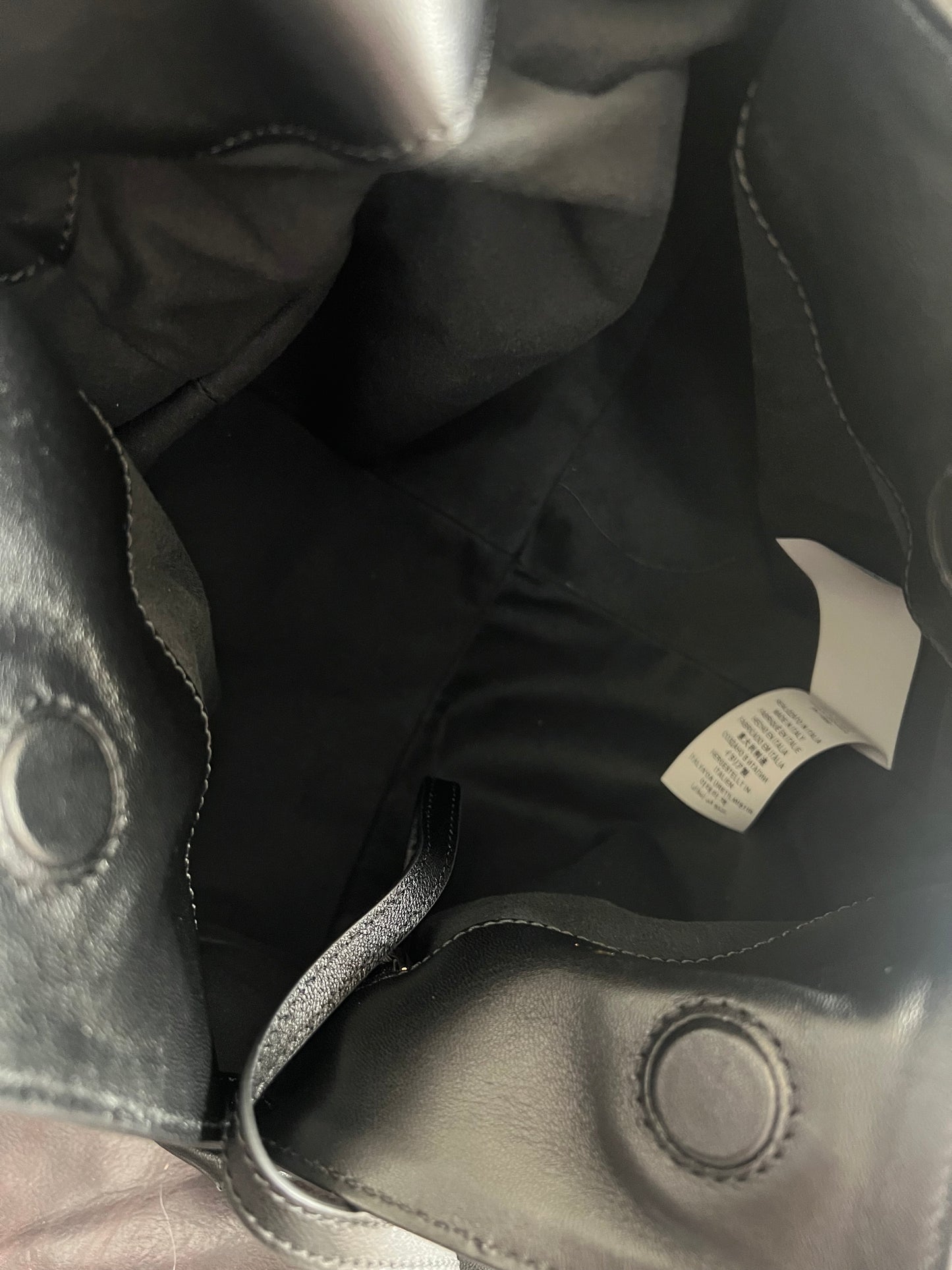 Versace Protea Crystal Studded Leather Shoulder Bag