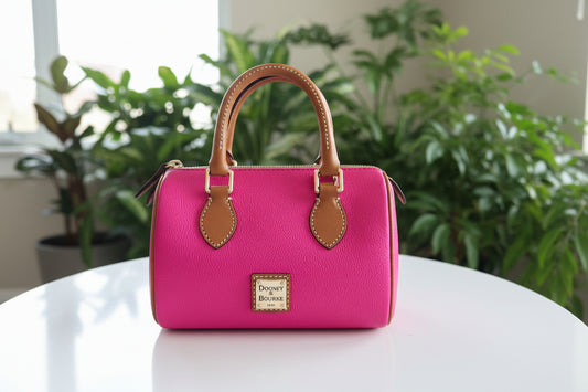 Dooney & Bourke Mini Barrel Satchel Pink