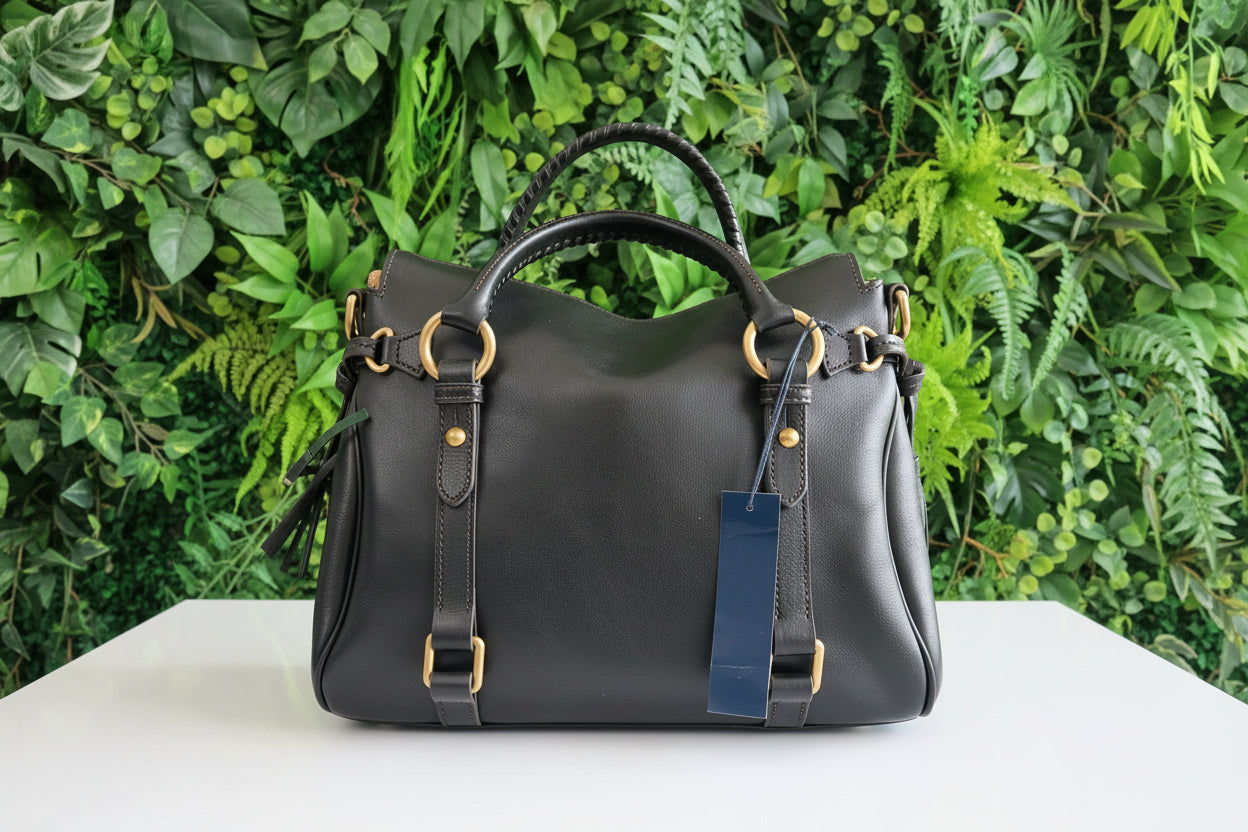 Dooney & Bourke Florentine Black Satchel Medium
