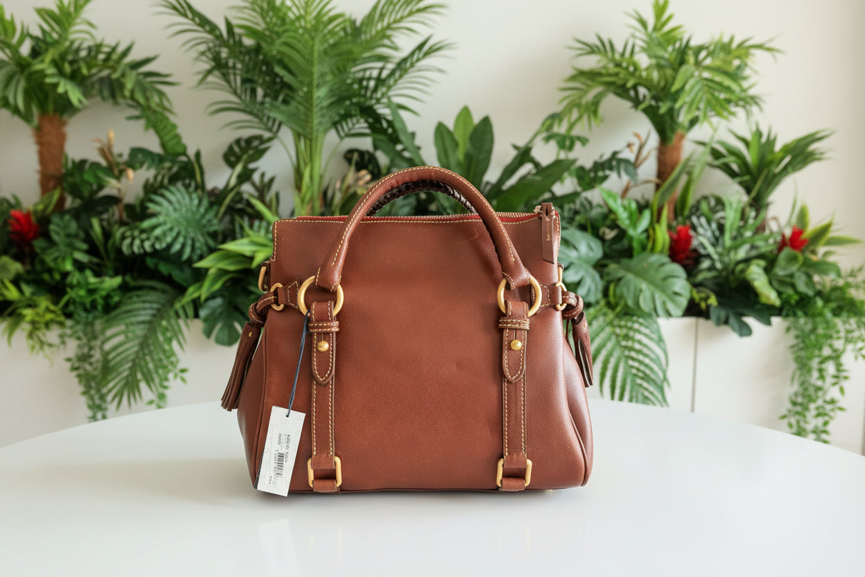 Dooney & Bourke Brown Florentine Satchel 38