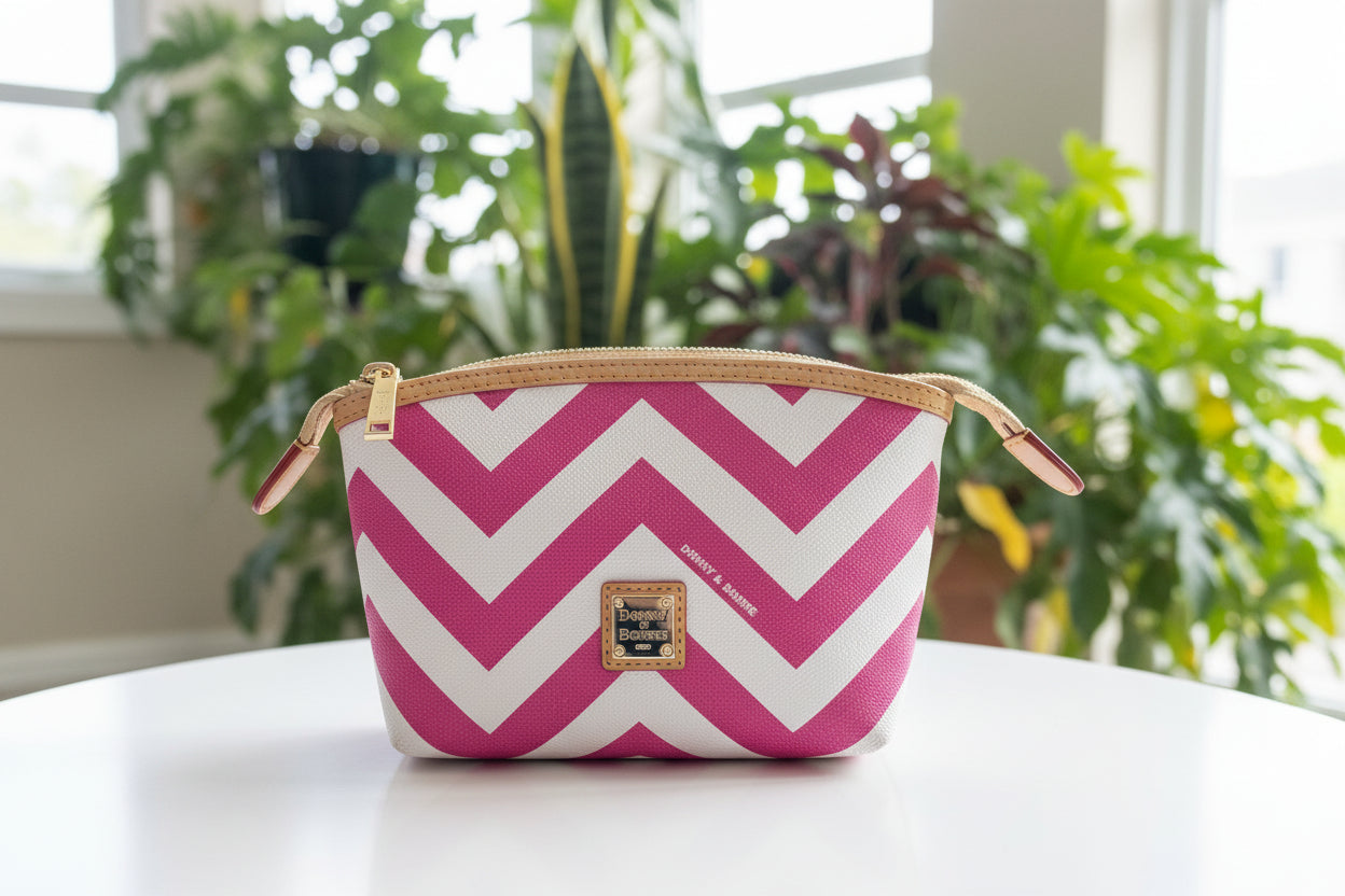 Dooney & Bourke Hot Pink Cosmetic Case