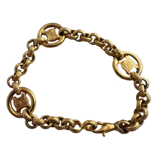 Celine Vintage Triomphe Bracelet
