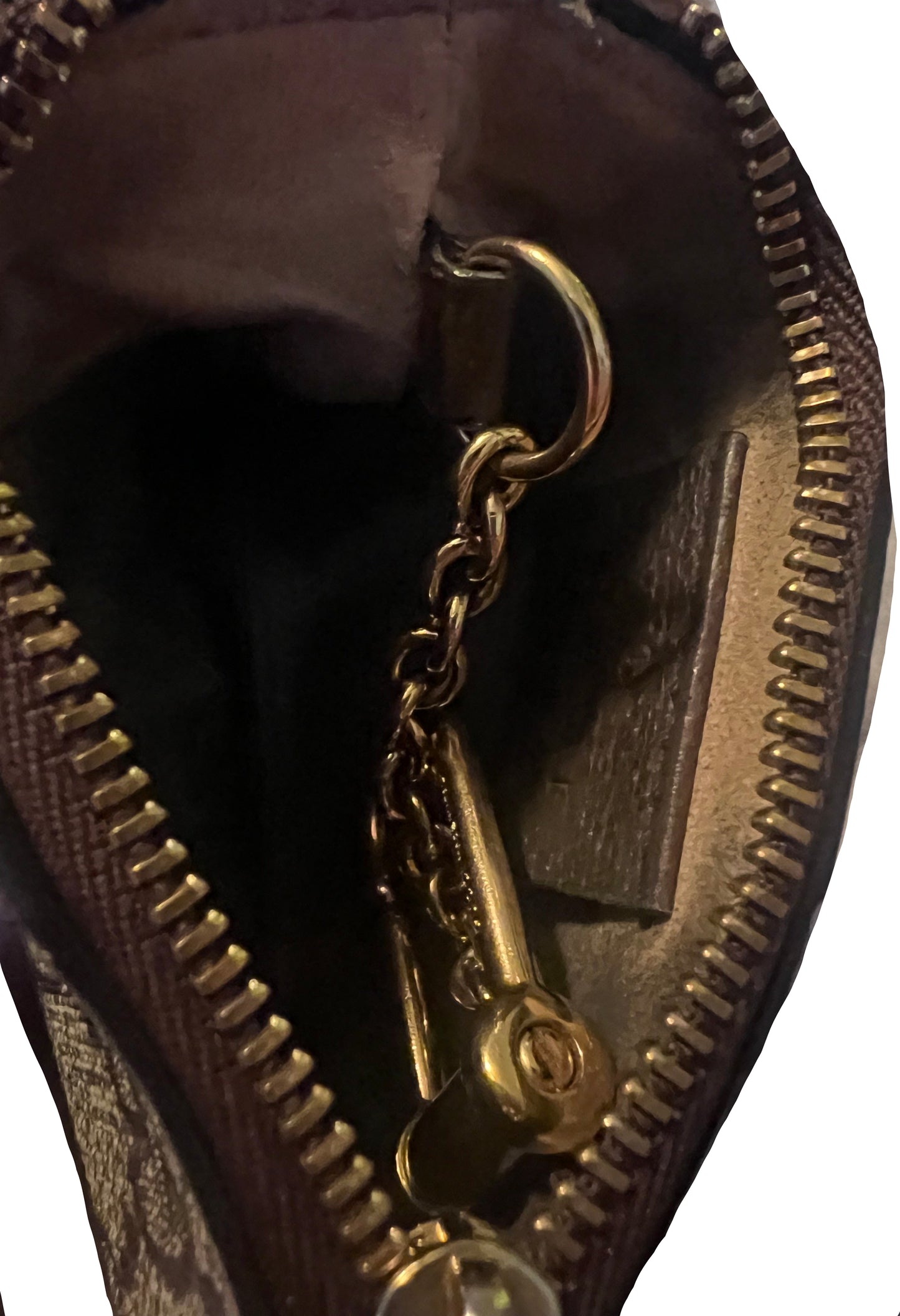 Gucci Signature Coated Canvas Key Cles