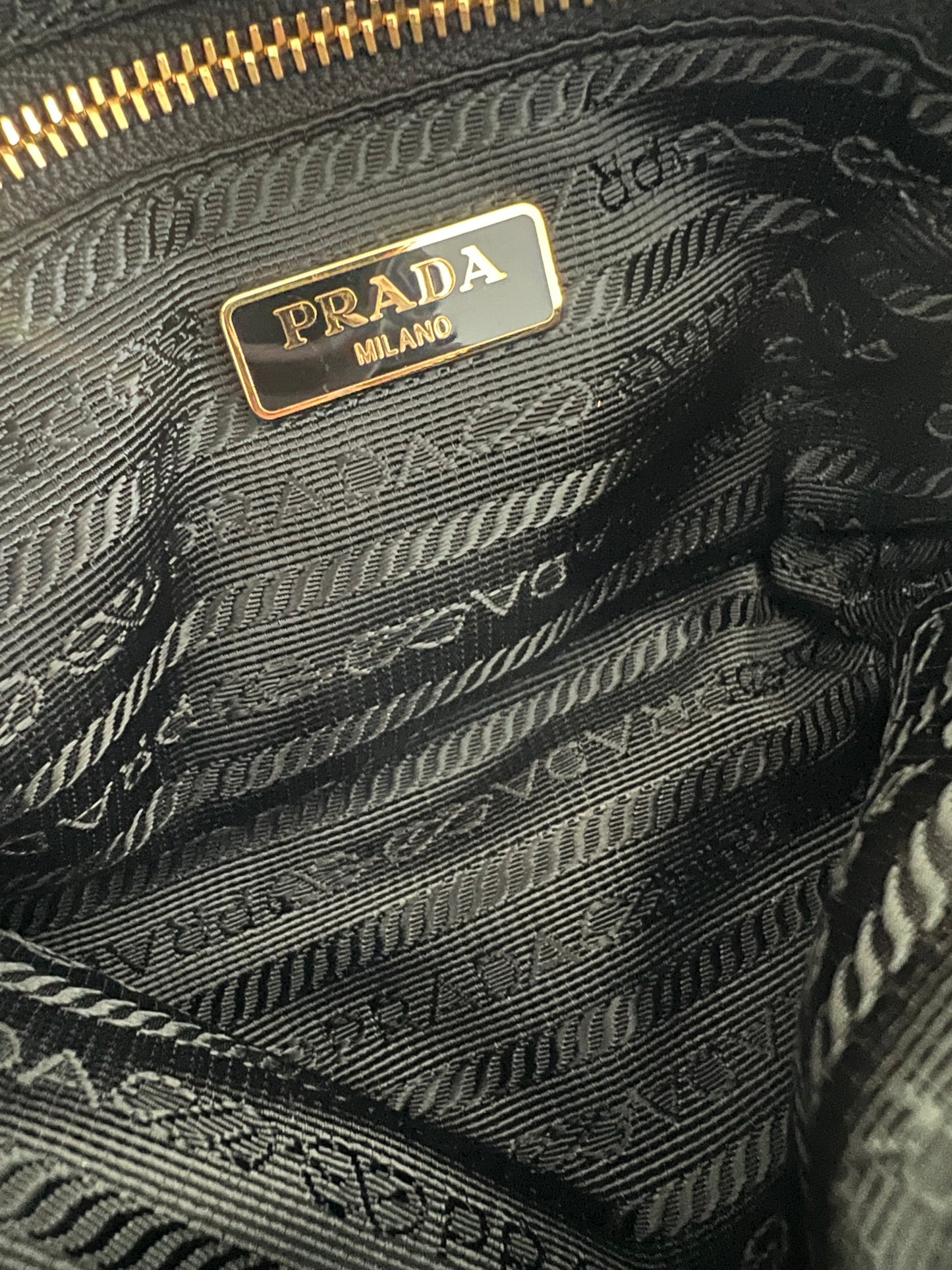 Prada Mini Denim Crossbody Bag