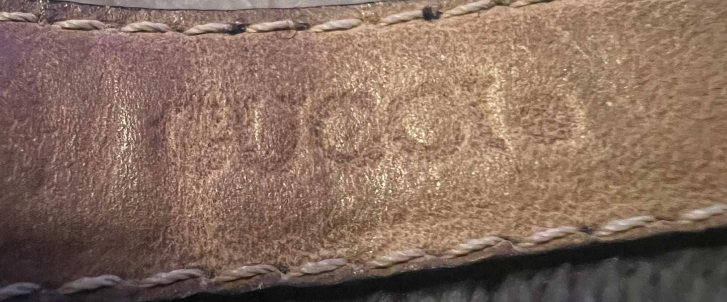 Gucci Vintage Gold and Black 6300L Horsebit Watch