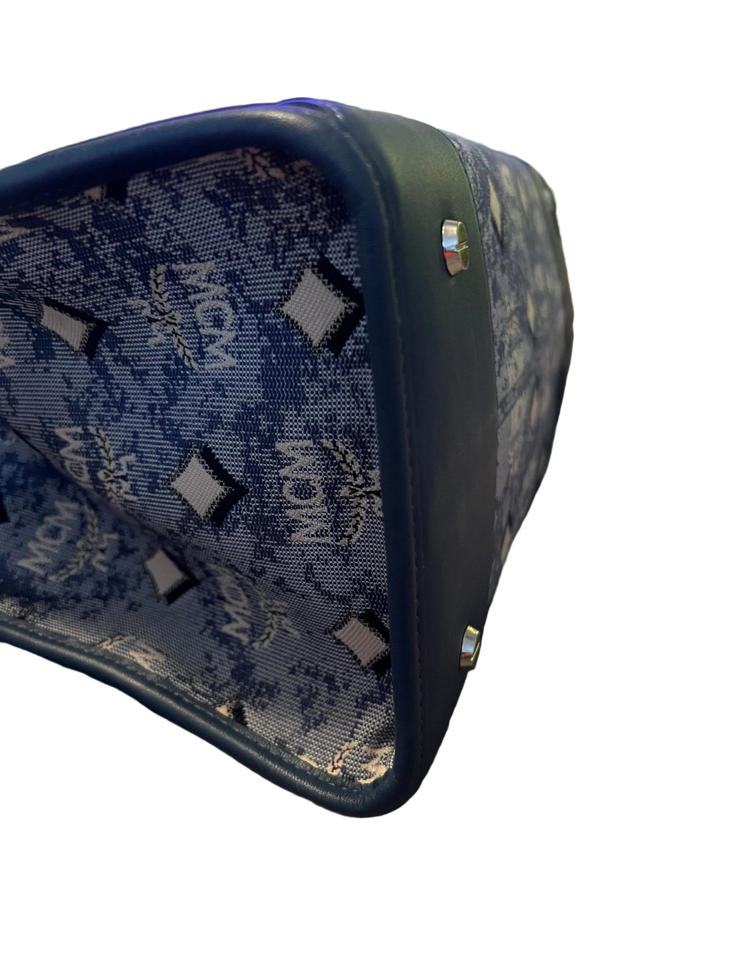 MCM Jacquard Tote with Pouch