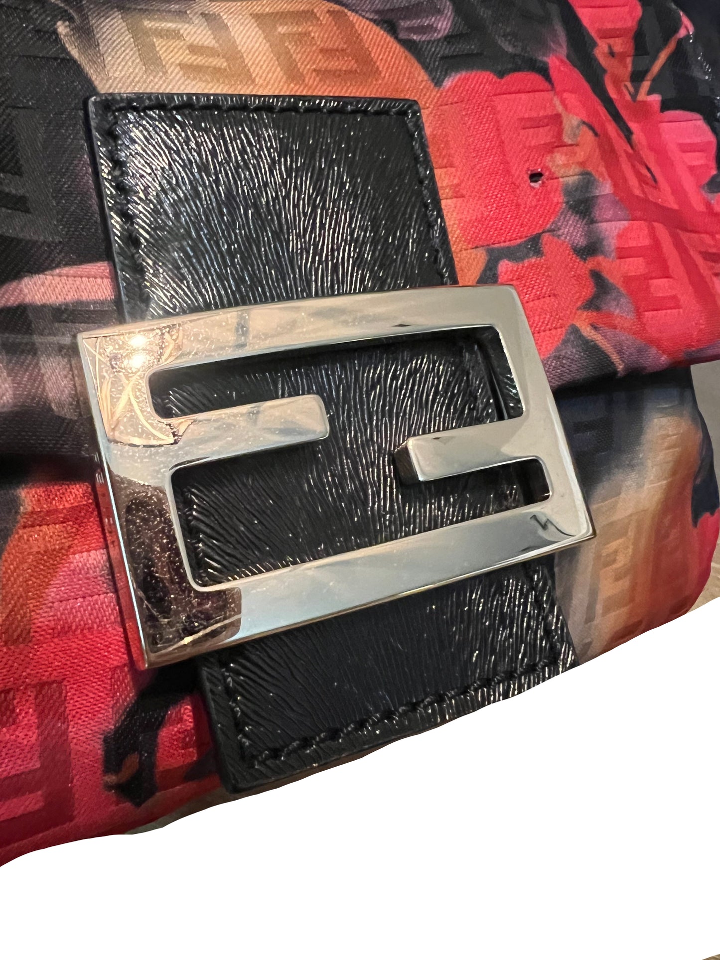 Fendi Zucchino Floral Mini Mamma Baguette