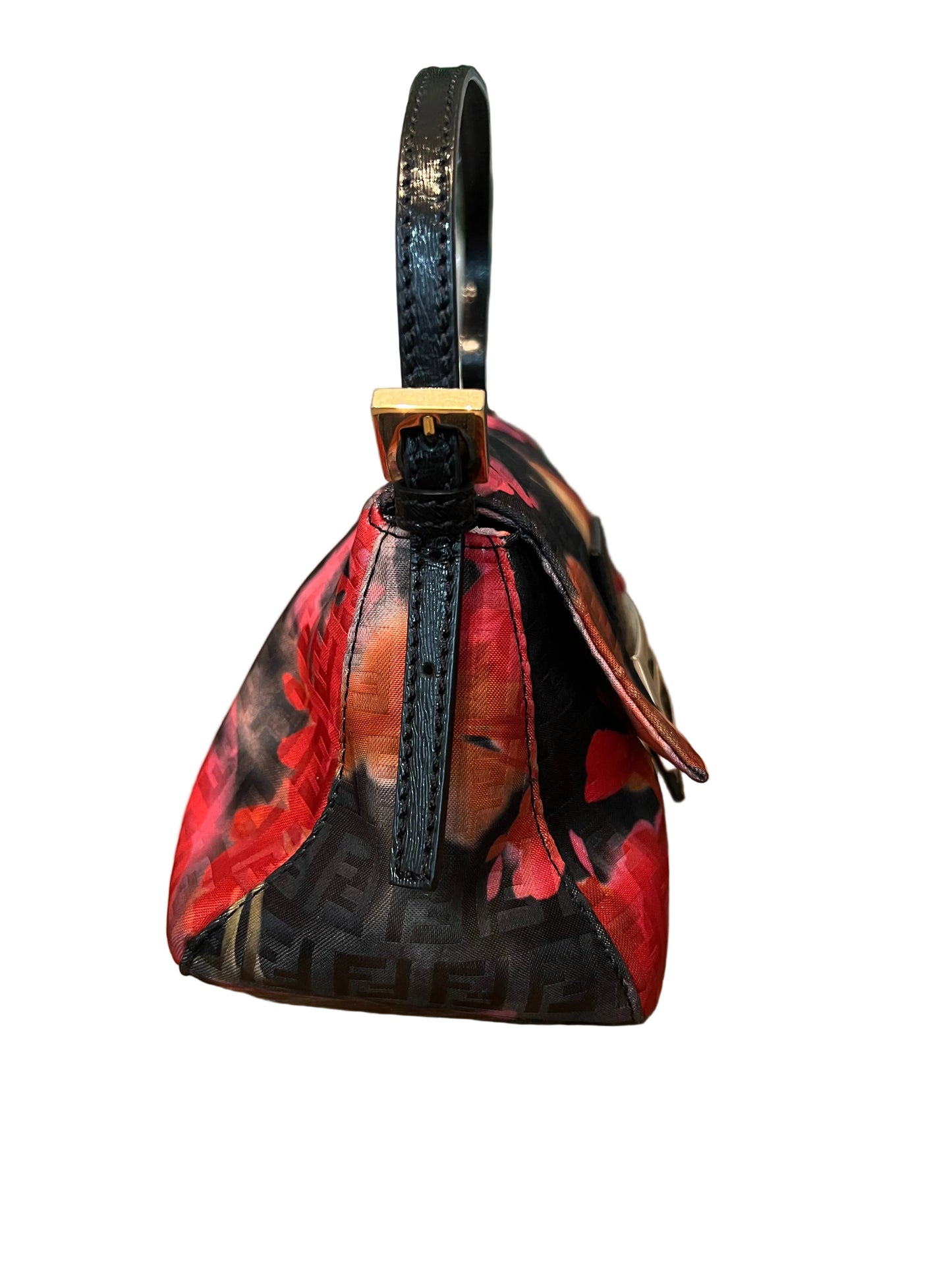 Fendi Zucchino Floral Mini Mamma Baguette
