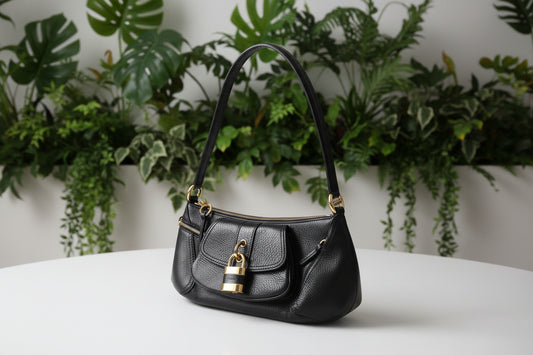 Chloe Black Leather 99 Satchel