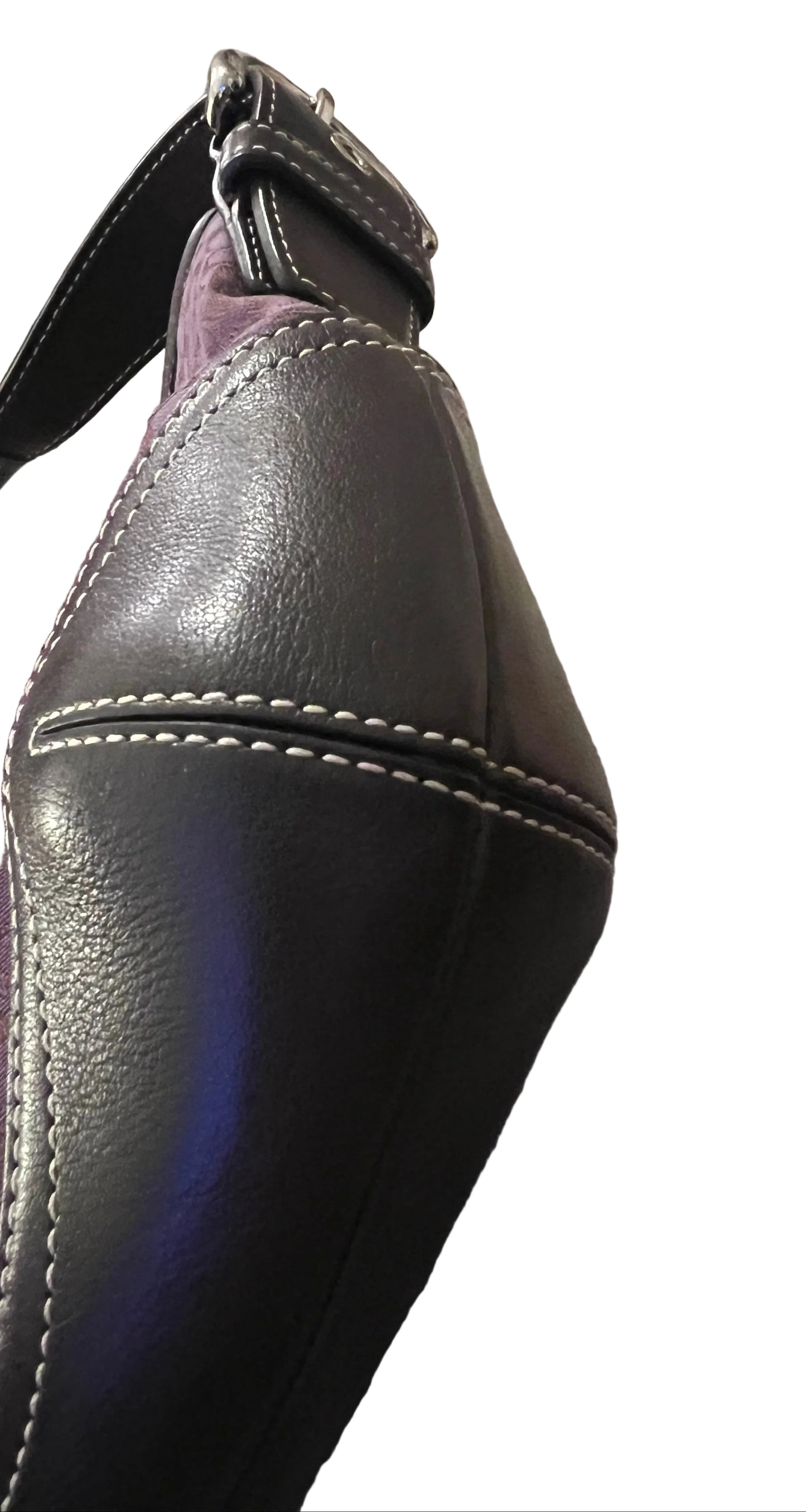 Coach Purple Signature and Leather Soho - Rare