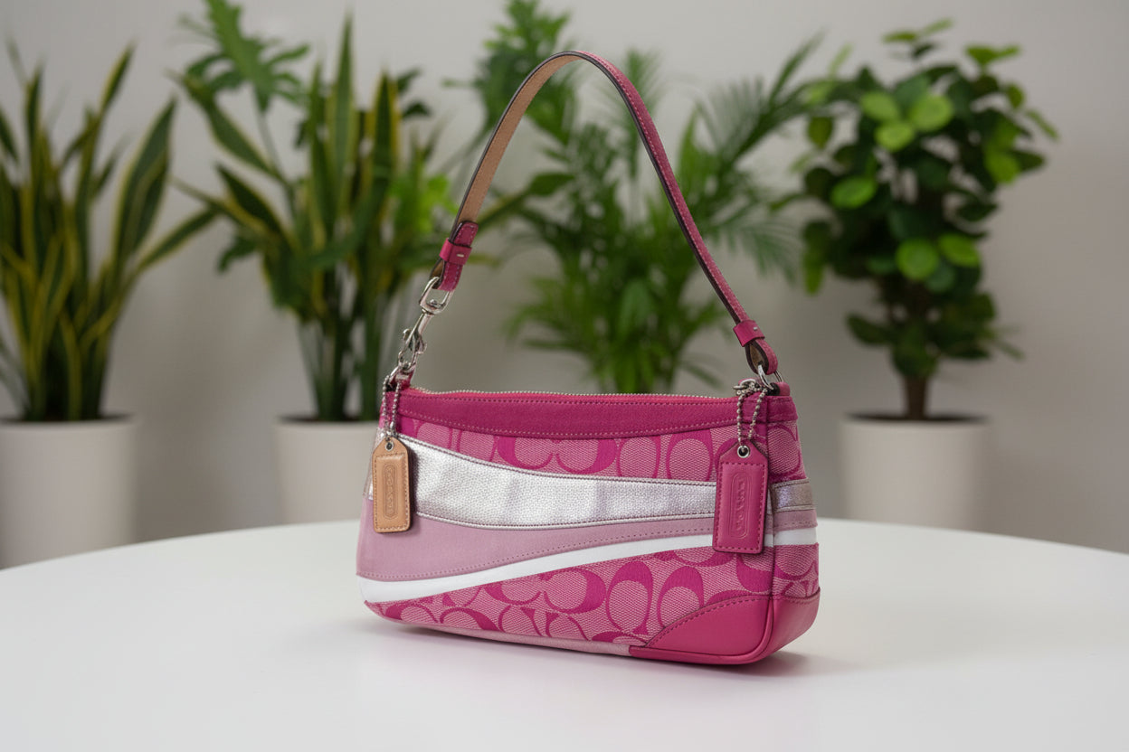 Coach Y2K Pink Wave Demi Bag