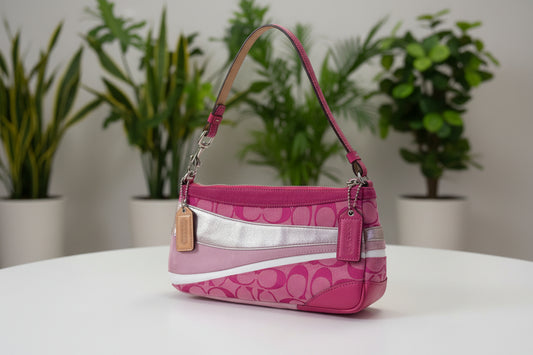 Coach Y2K Pink Wave Demi Bag