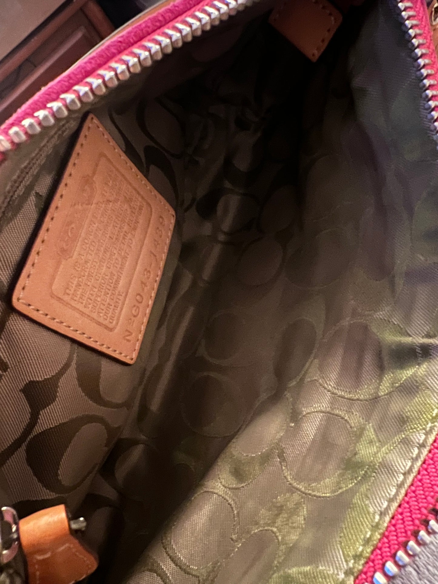 Coach Y2K Pink Wave Demi Bag