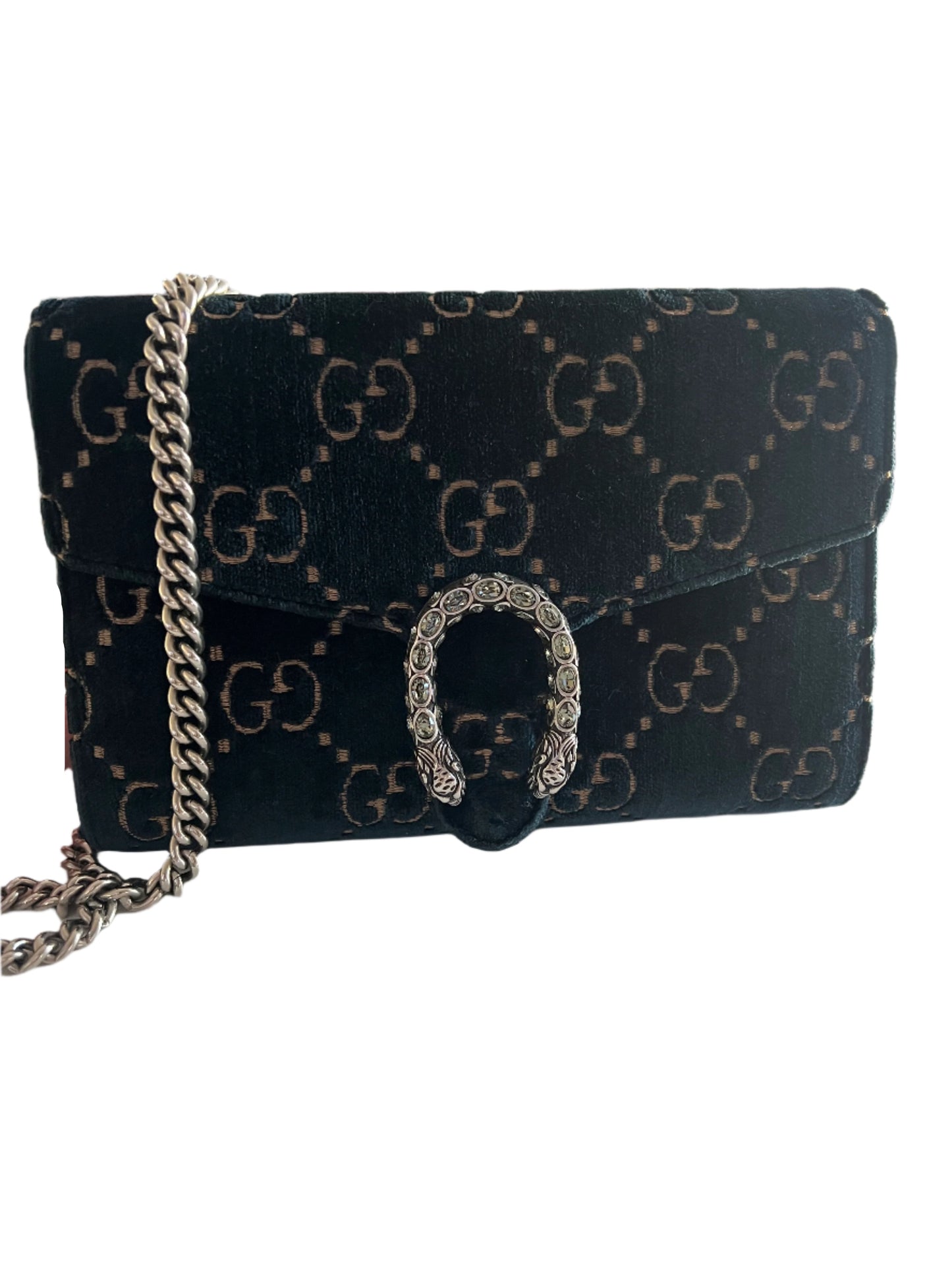 Gucci Velvet Dionysus Wallet on Chain