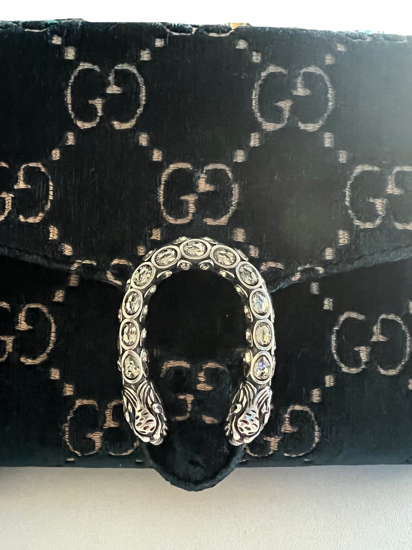 Gucci Velvet Dionysus Wallet on Chain