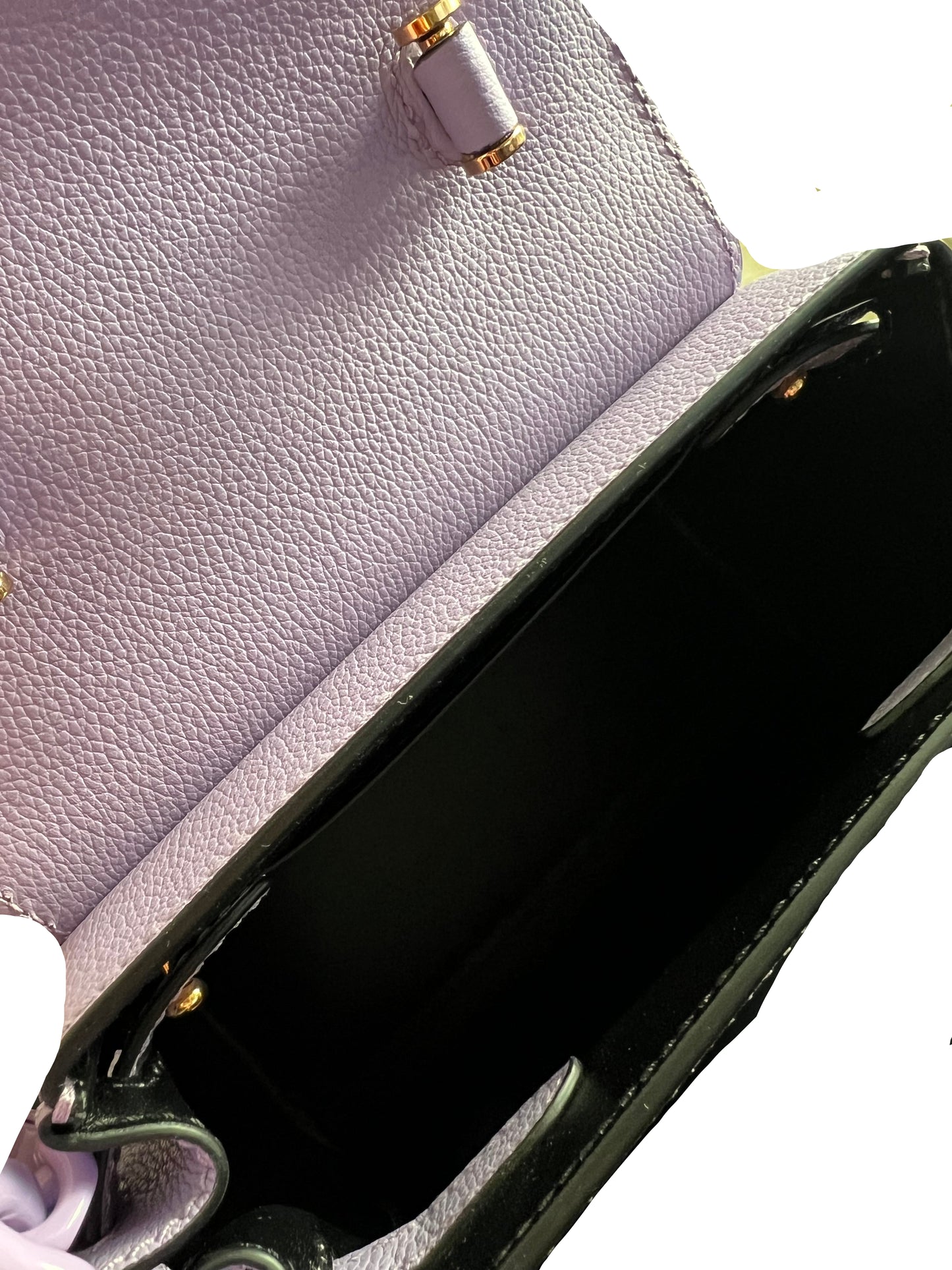 Versace La Medusa Purple Satchel