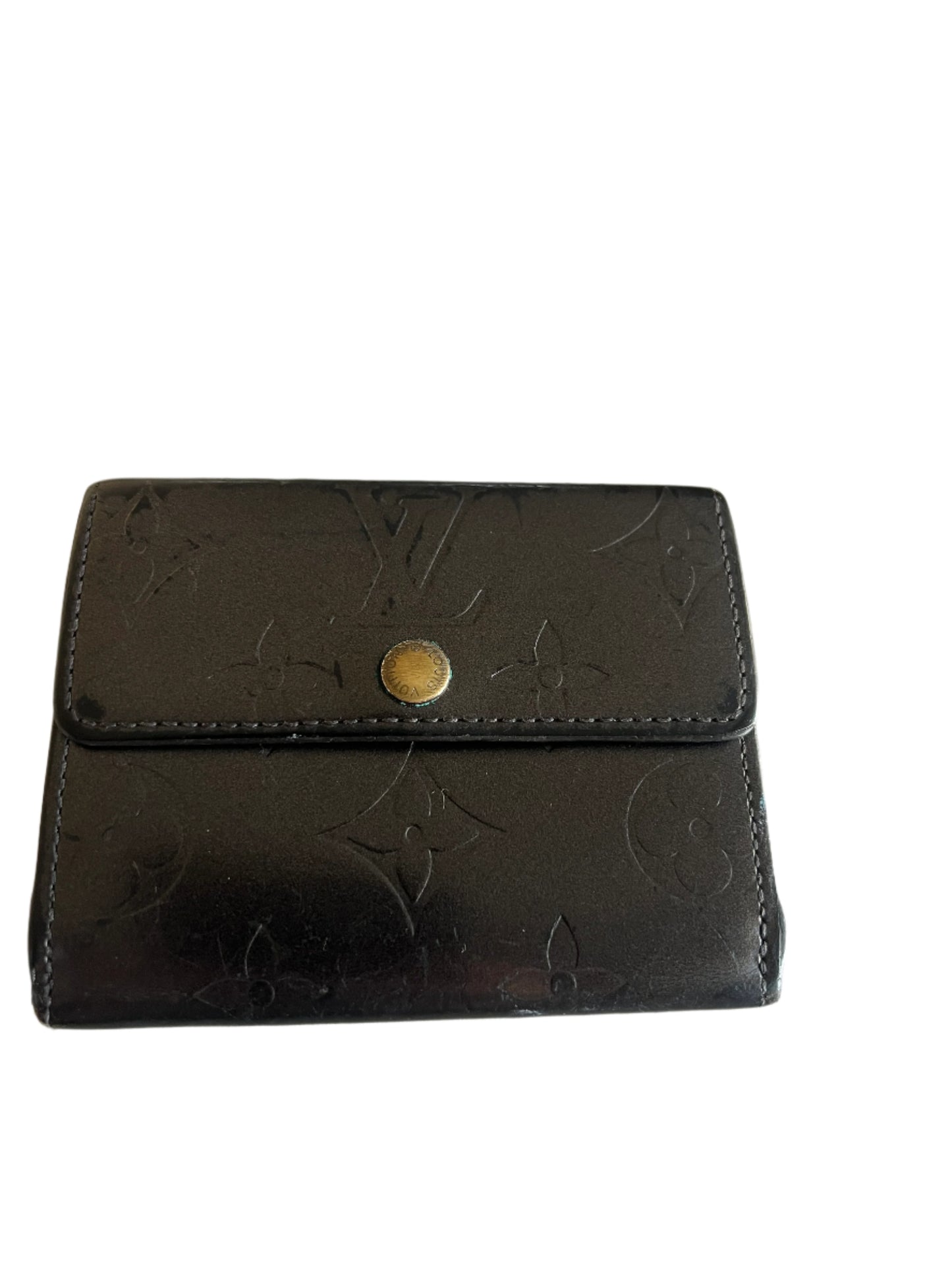 Louis Vuitton Vernis Elise Wallet Black