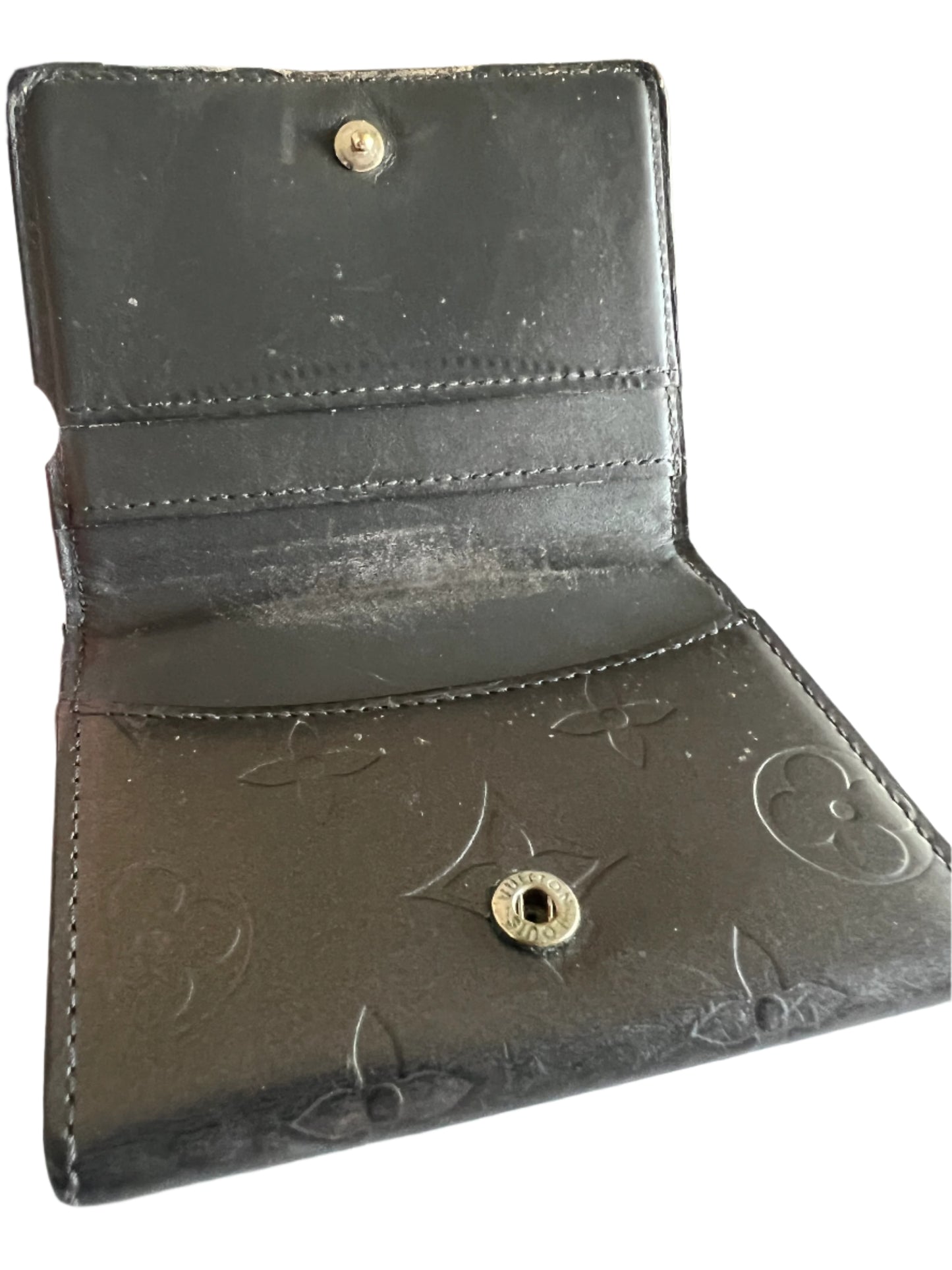 Louis Vuitton Vernis Elise Wallet Black