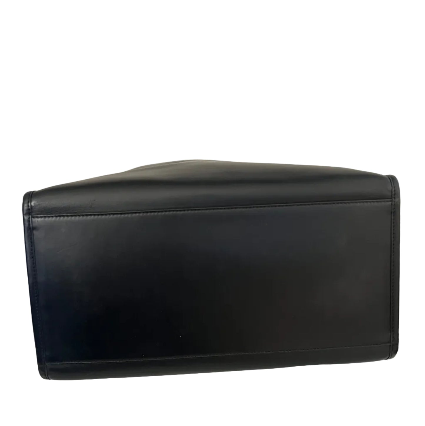 Fendi Black Leather Sunshine Tote Medium