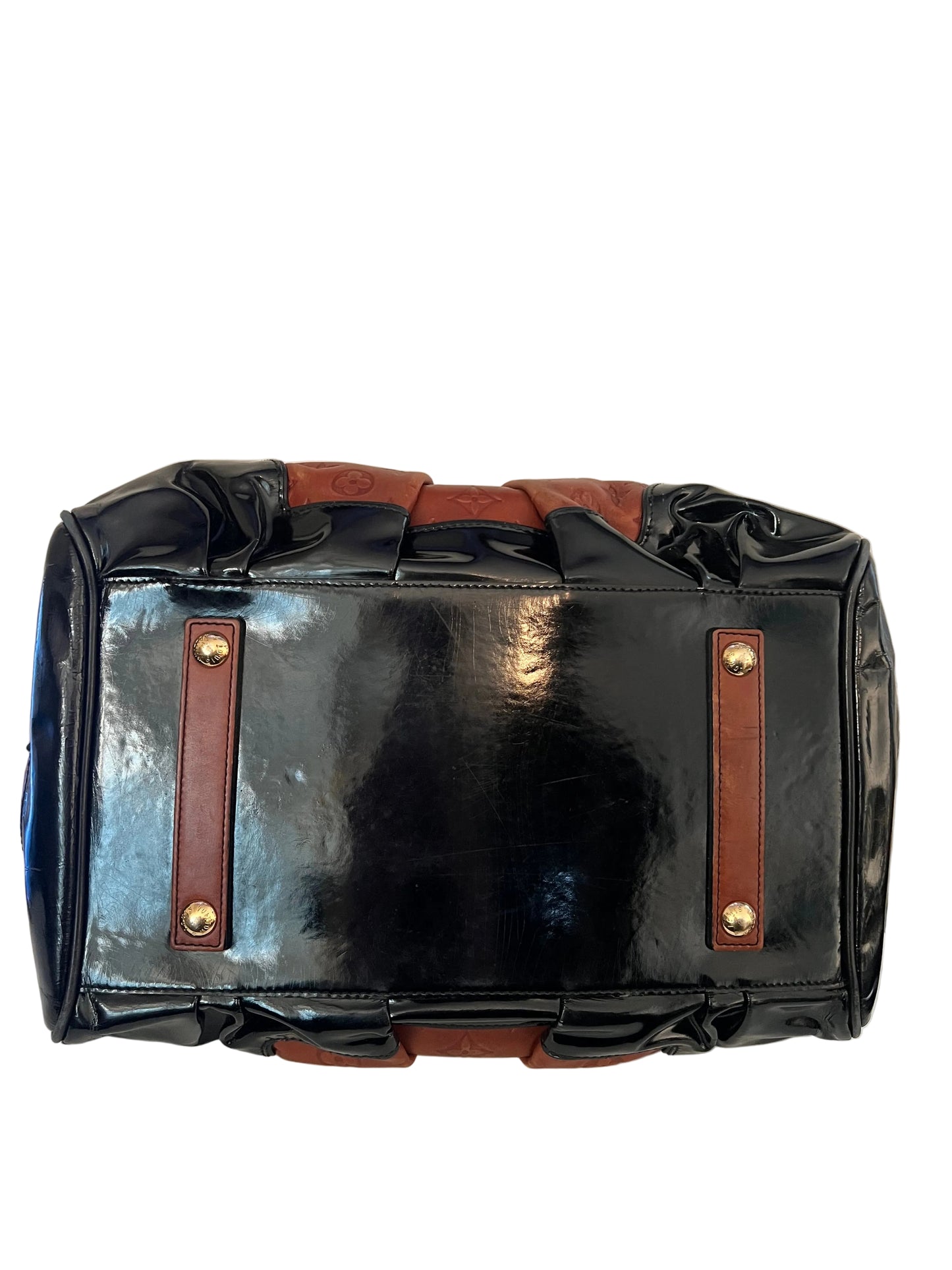 Louis Vuitton Limited Edition Cuir Embossed Monogram Leather Stephen Satchel