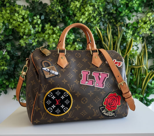 Louis Vuitton Patches Speedy Bando 30