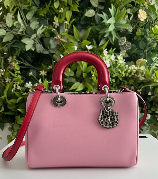 Dior Python Trimmed Diorissima Small Tote