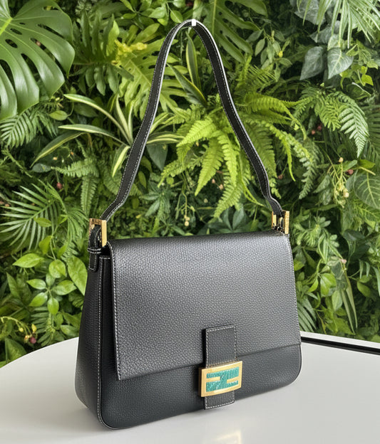 Fendi Leather Mamma Baguette