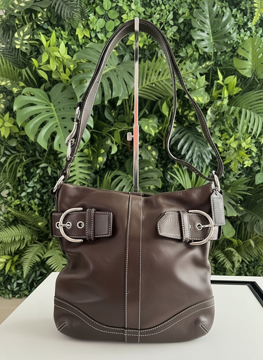 Coach Brown Leather Shoulder