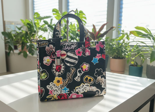 Marc Jacobs Sticker Tote Black