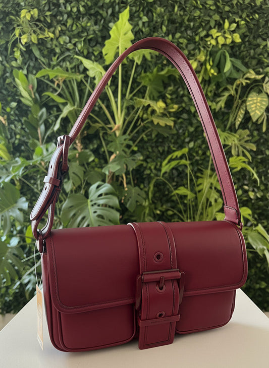 MK Burgundy Shoulder Bag