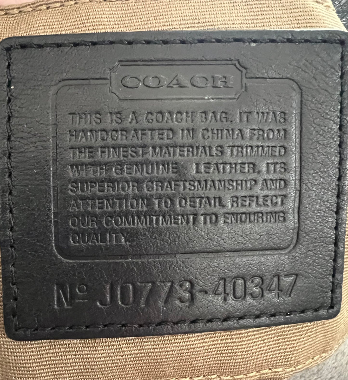 Coach Y2K Mini Signature Carly