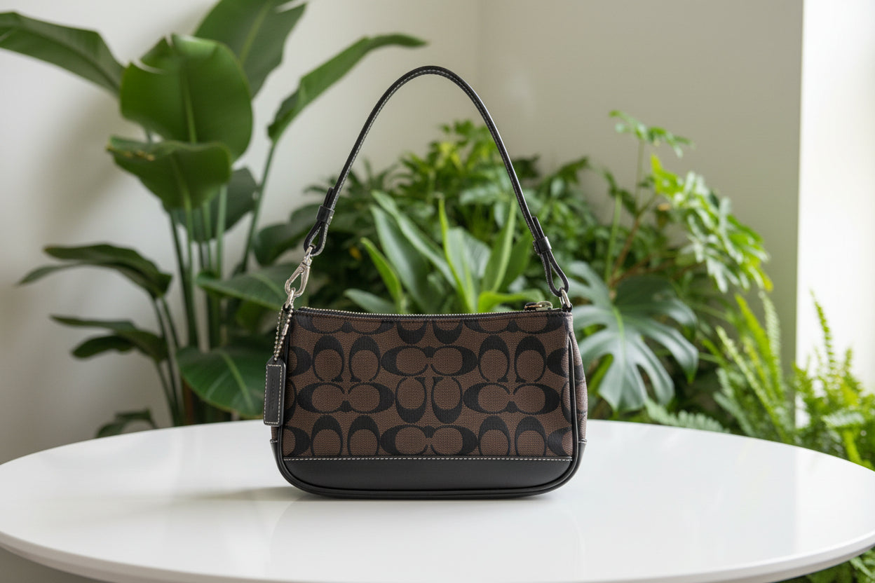 Coach Y2K Signature Brown/Black Demi Bag