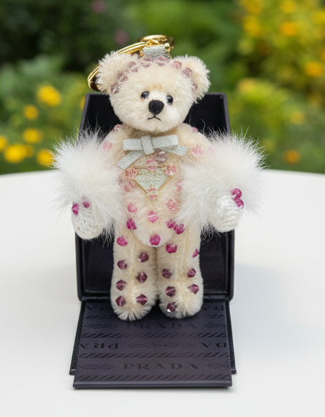 PREVIEW - DROP NEXT TIKTOK LIVE - Prada Linda Bear Bag Charm with Box