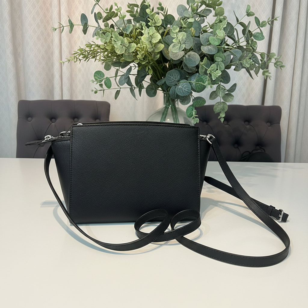 Michael Kors Studded Saffiano Leather Selma Satchel