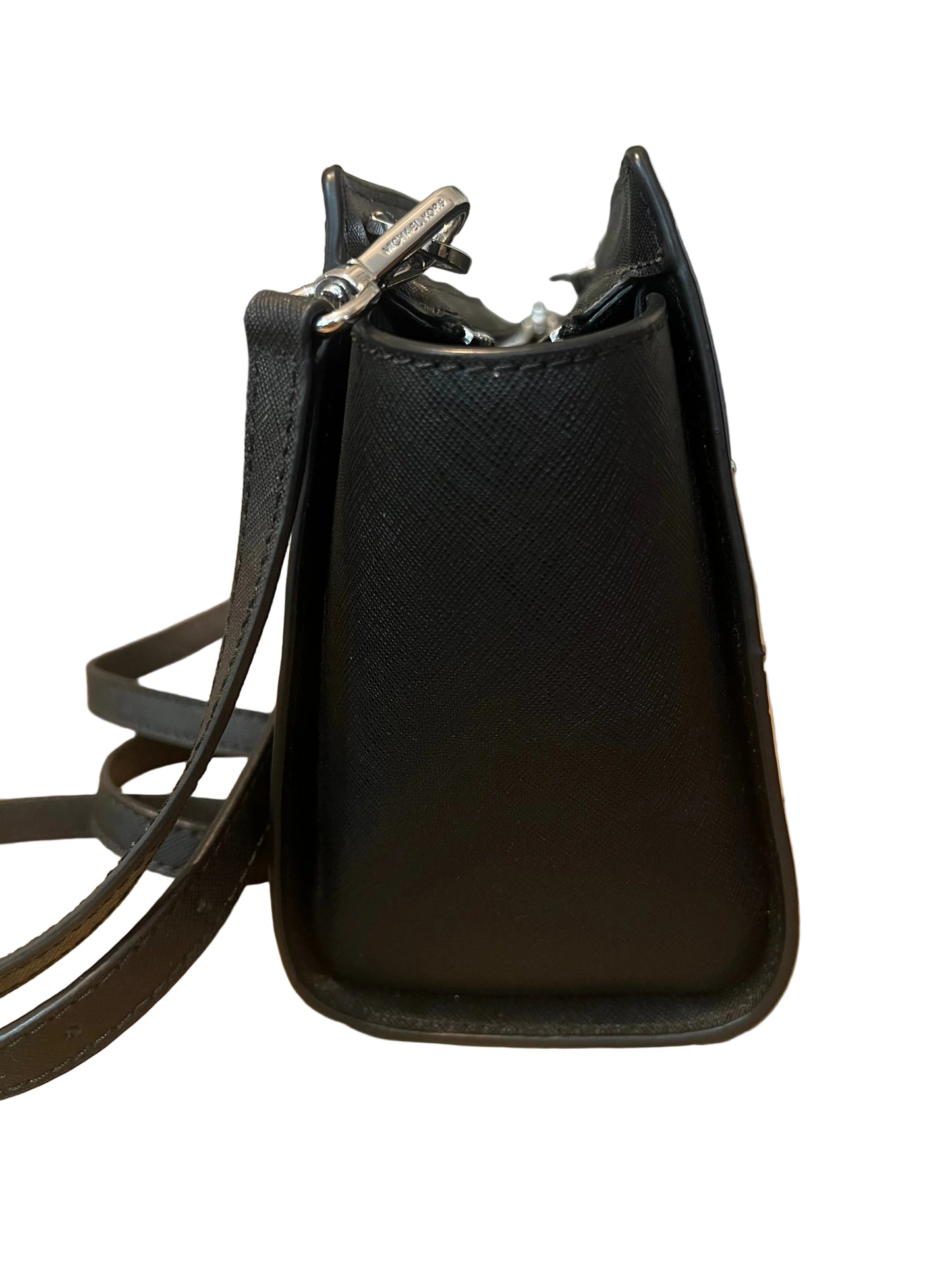 Michael Kors Studded Saffiano Leather Selma Satchel