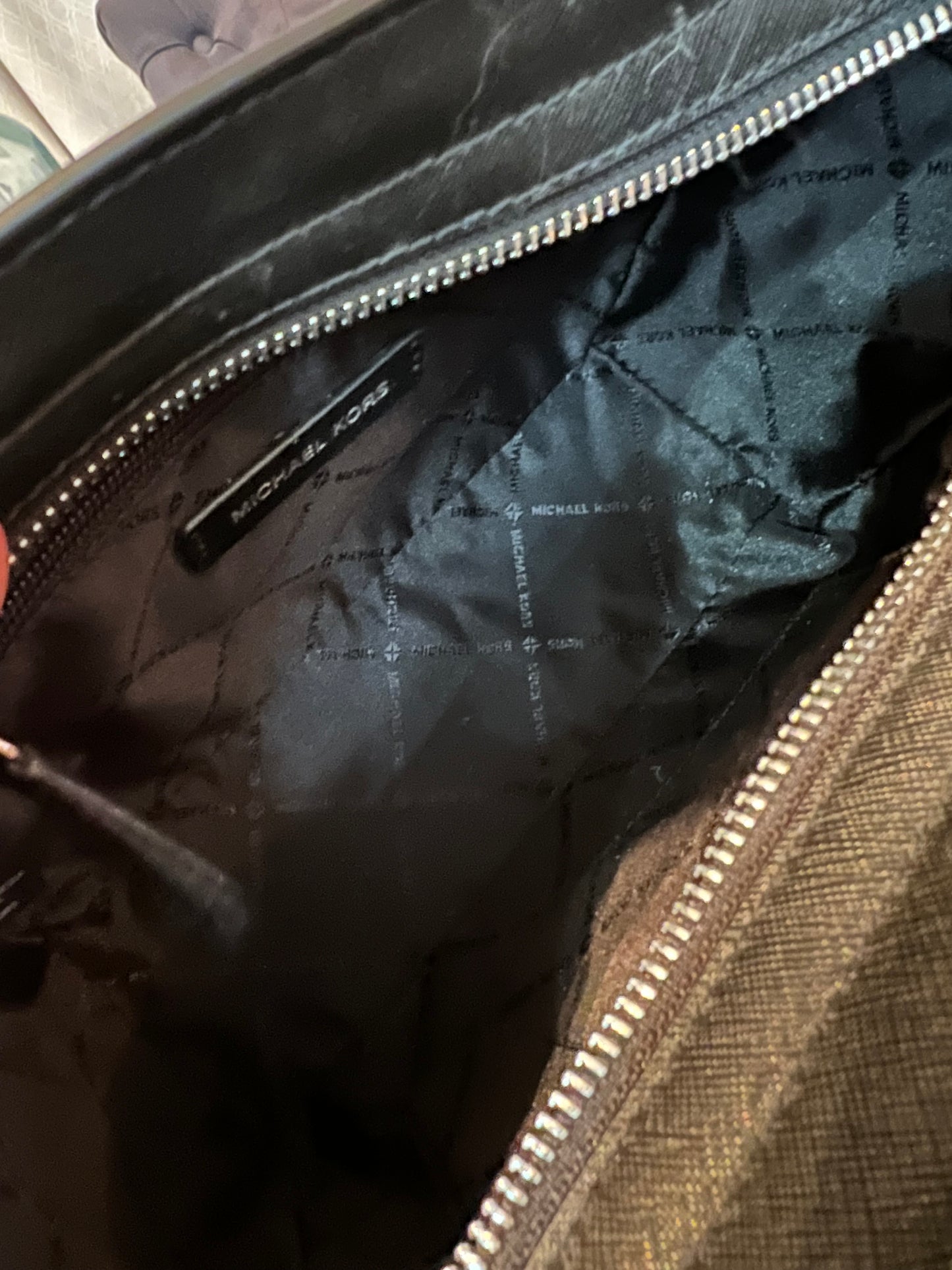 Michael Kors Studded Saffiano Leather Selma Satchel
