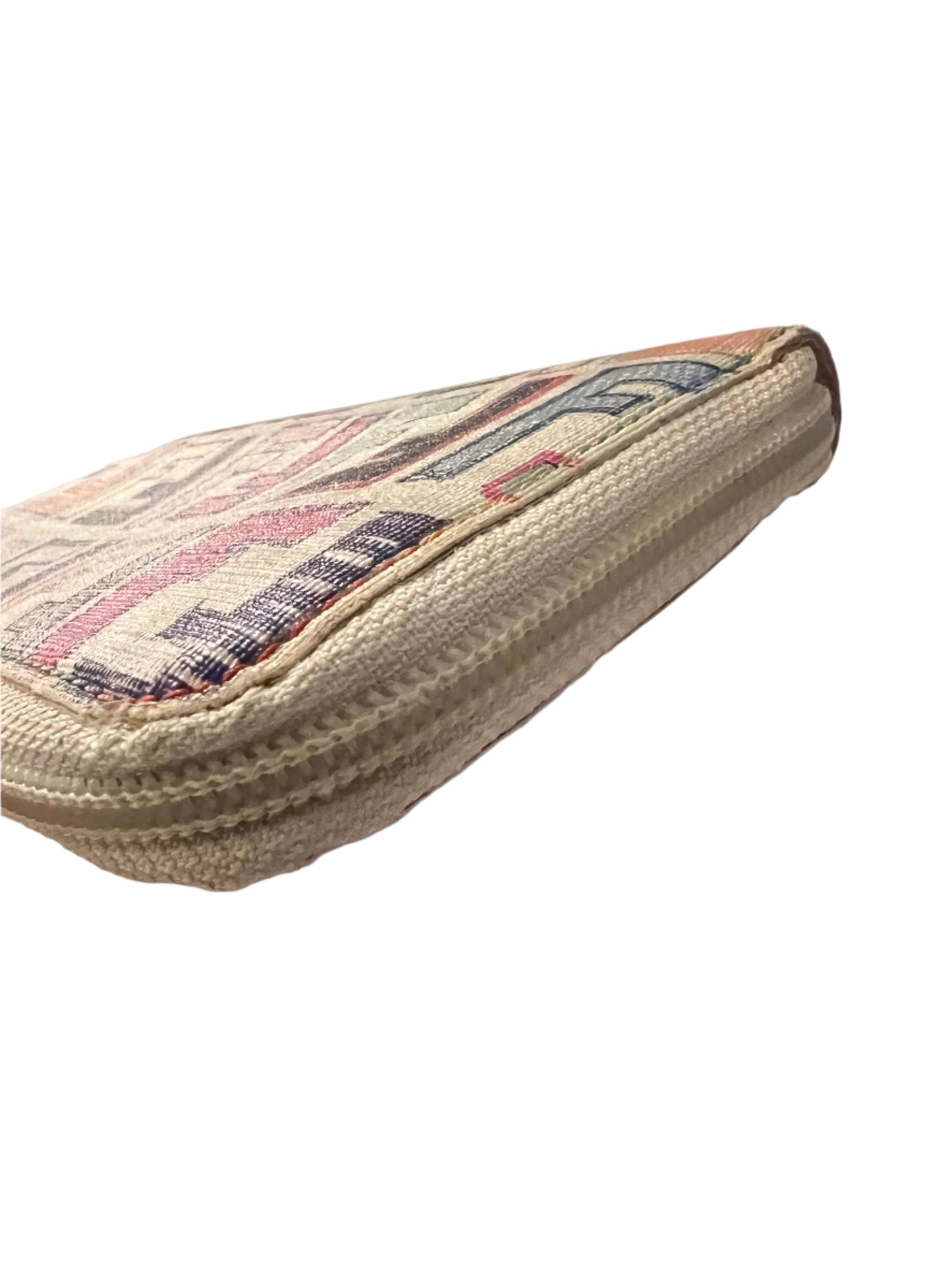 Fendi Multicolor Zip Around Wallet