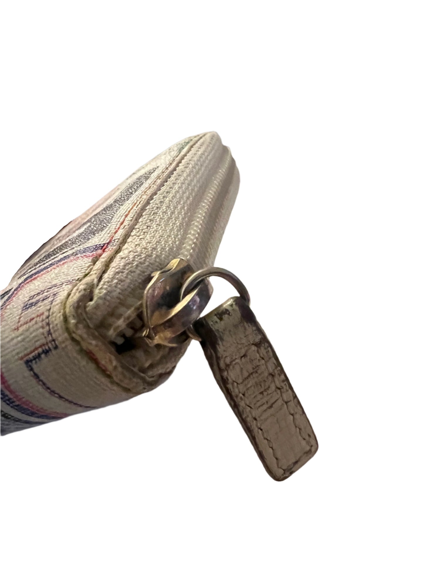 Fendi Multicolor Zip Around Wallet