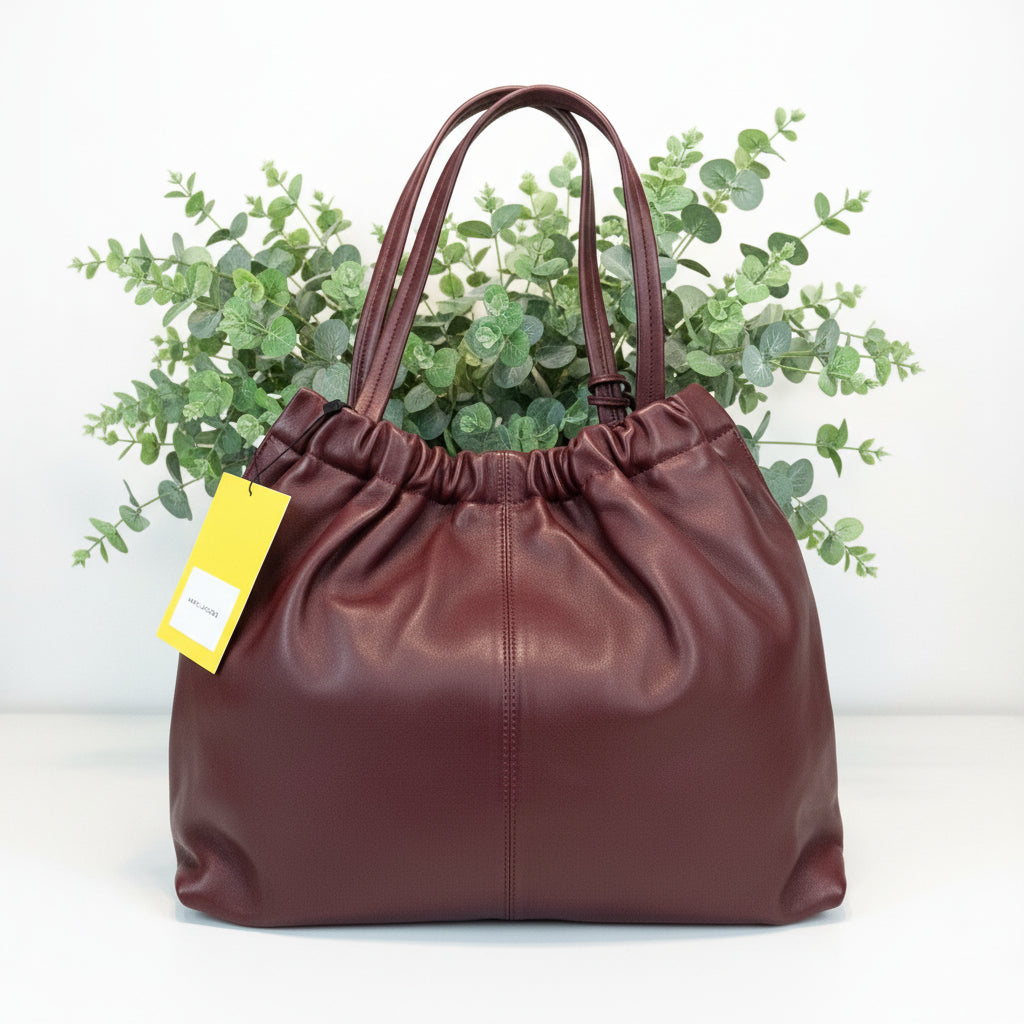 Marc Jacobs Burgundy Leather Christina Hobo