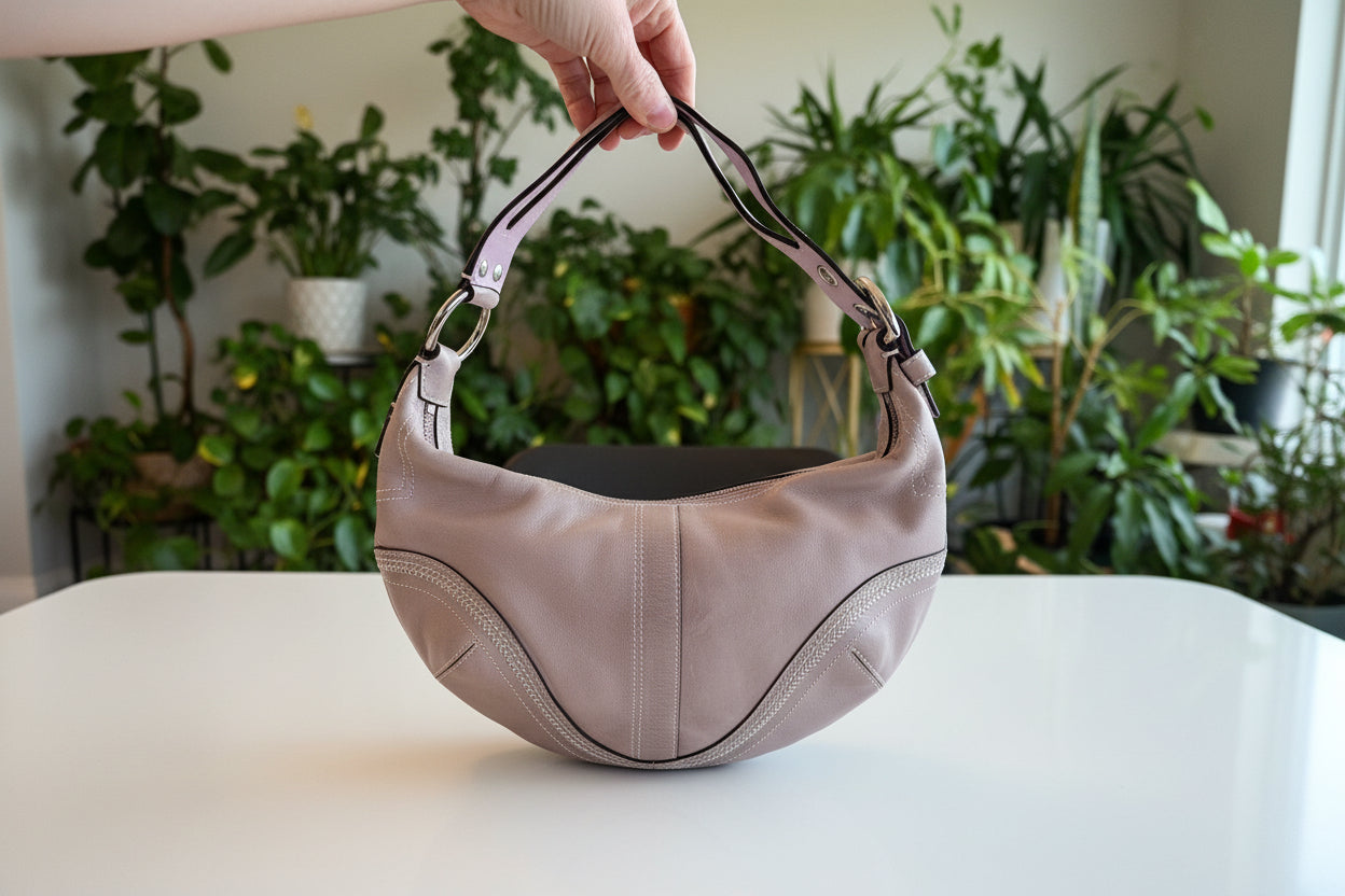 Coach Y2K Purple Leather Soho