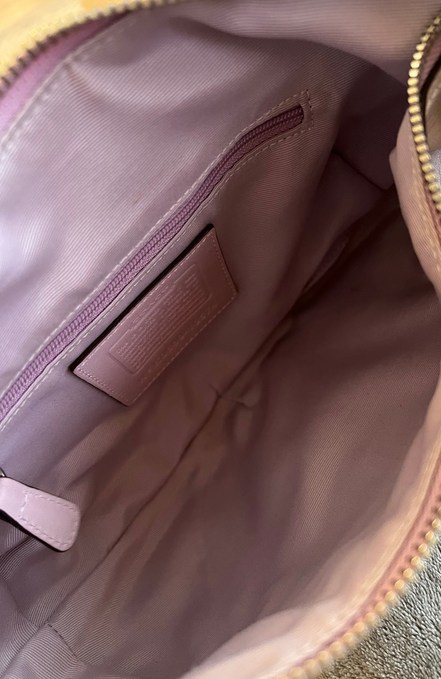 Coach Y2K Purple Leather Soho