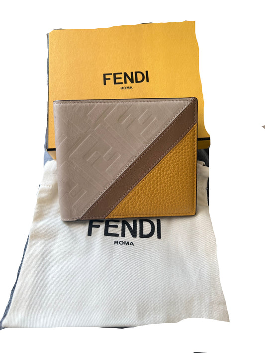 Fendi Vitello Bi-Fold Wallet