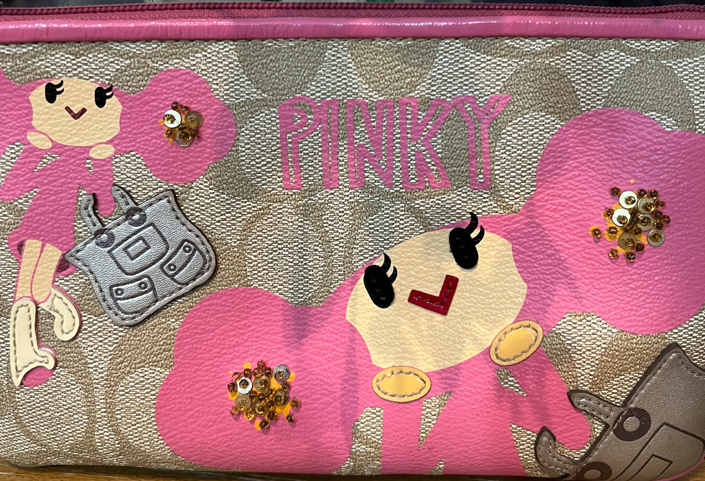 Coach Limited Edition Poppy Chan Pinky Wristlet