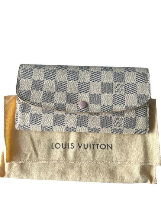 Louis Vuitton Damier Azur Emilie Wallet