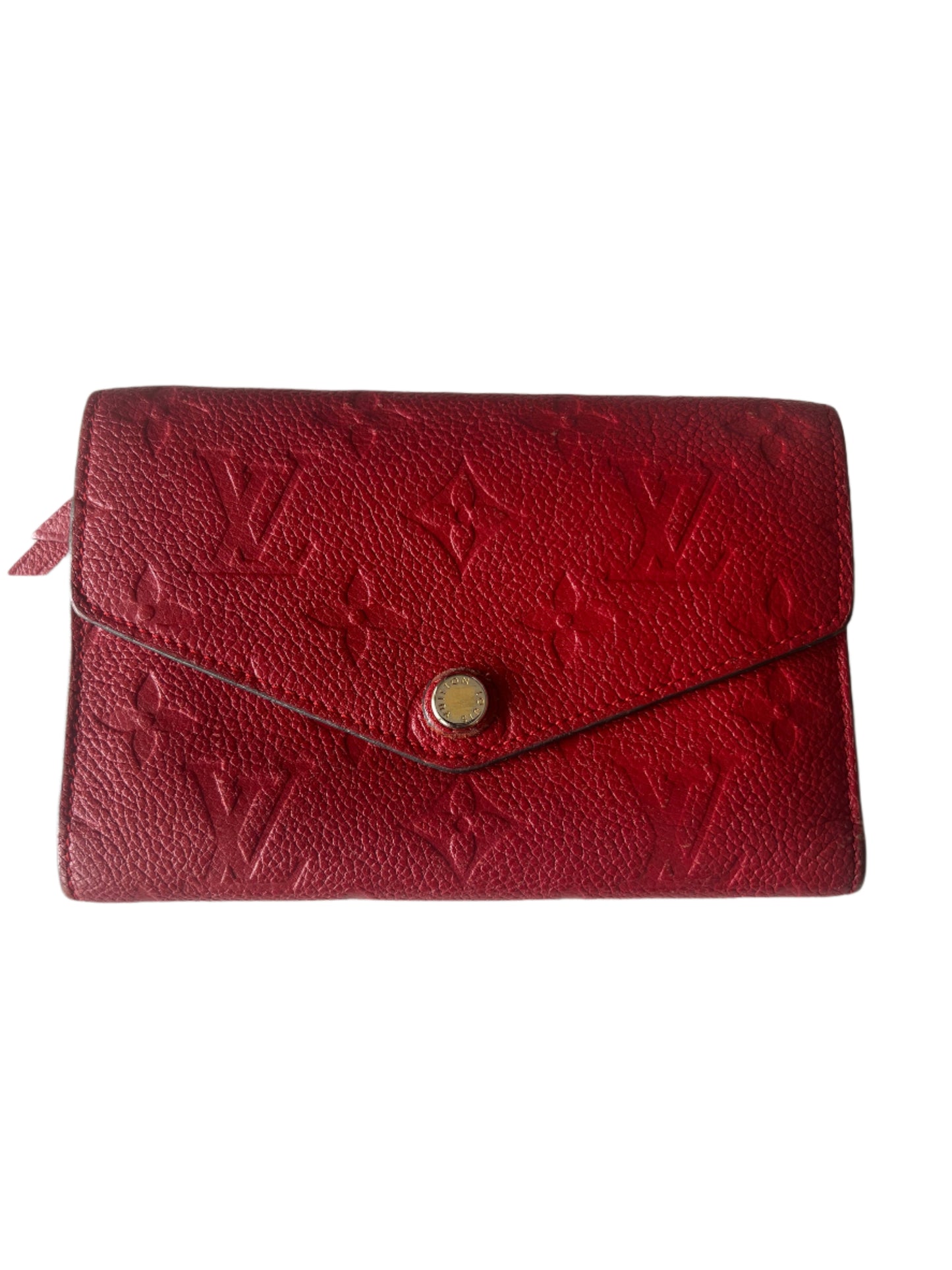 Louis Vuitton Red Empriente Wallet