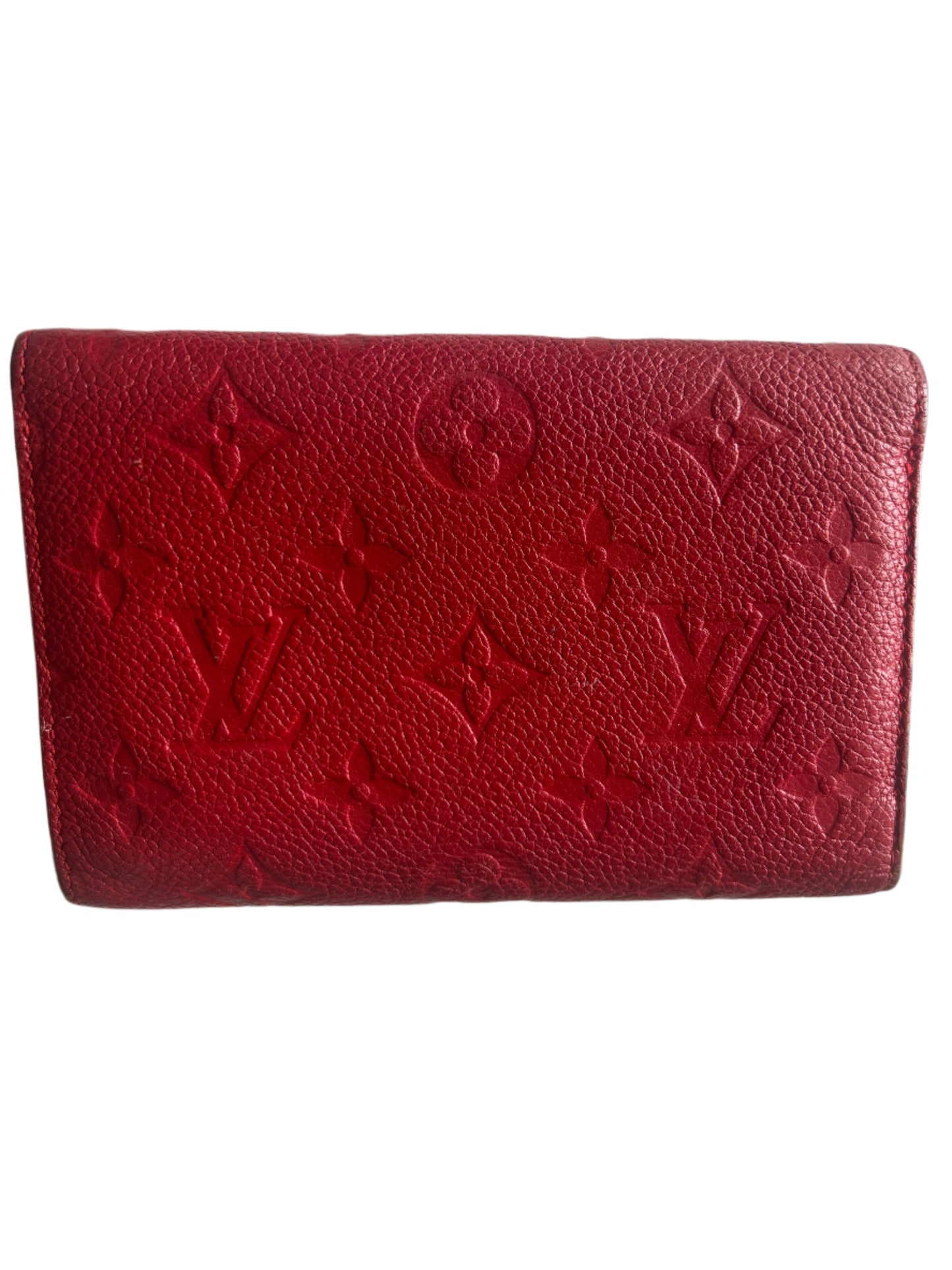 Louis Vuitton Red Empriente Wallet